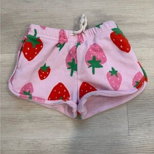 Strawberry Print Kids Shorts